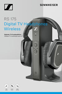 Sennheiser Wireless Headphones with Transmitter - 10-RS 175