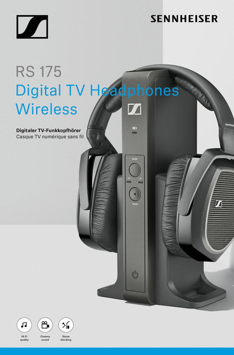 Sennheiser Wireless Headphones with Transmitter - 10-RS 175 