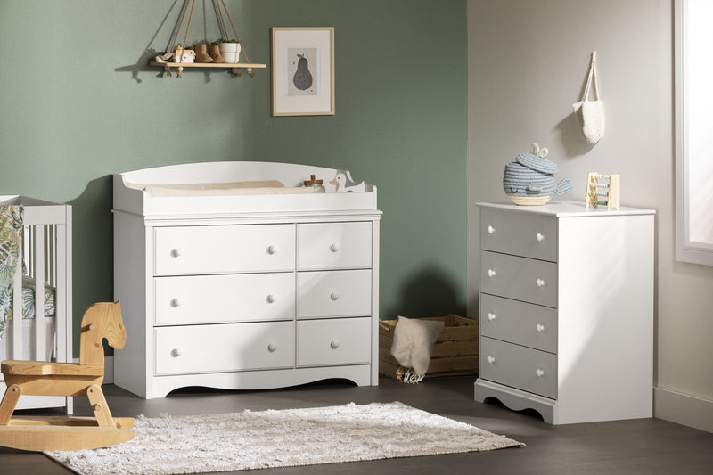 Angel 4-drawer Chest Dresser - Pure White 