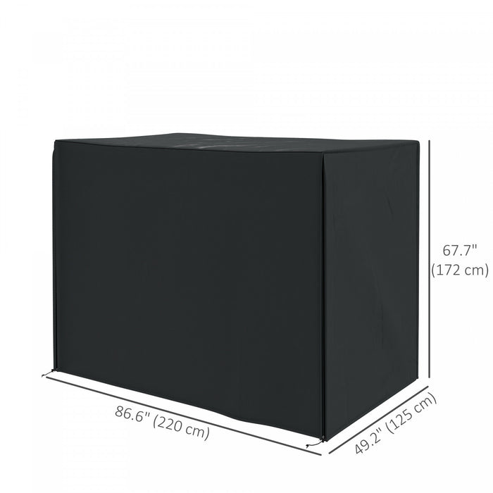 Outsunny 3 Seater Garden Swing Cover, Waterproof 420D Swing Bench Cover
