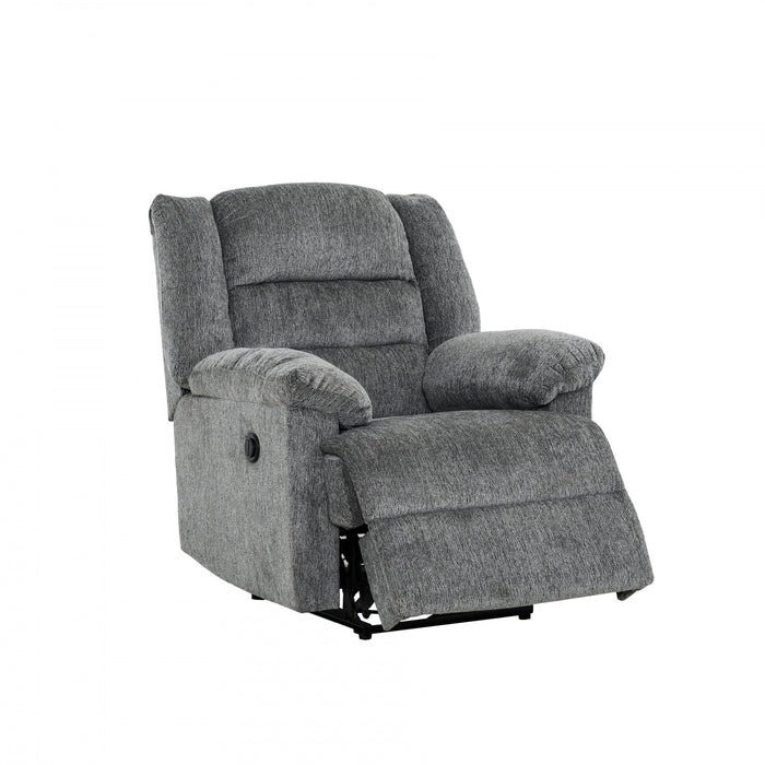 Weston 35 in. Upholstered Power Recliner Chair - Grey