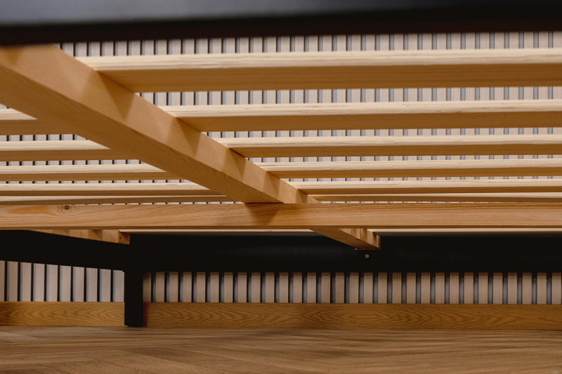 Smart Base Essential King Metal Platform Bed Frame - Black