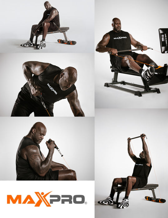 Maxpro Fitness Foldable Bench For Maxpro Fitness Machine - Purpose Built Attachment 