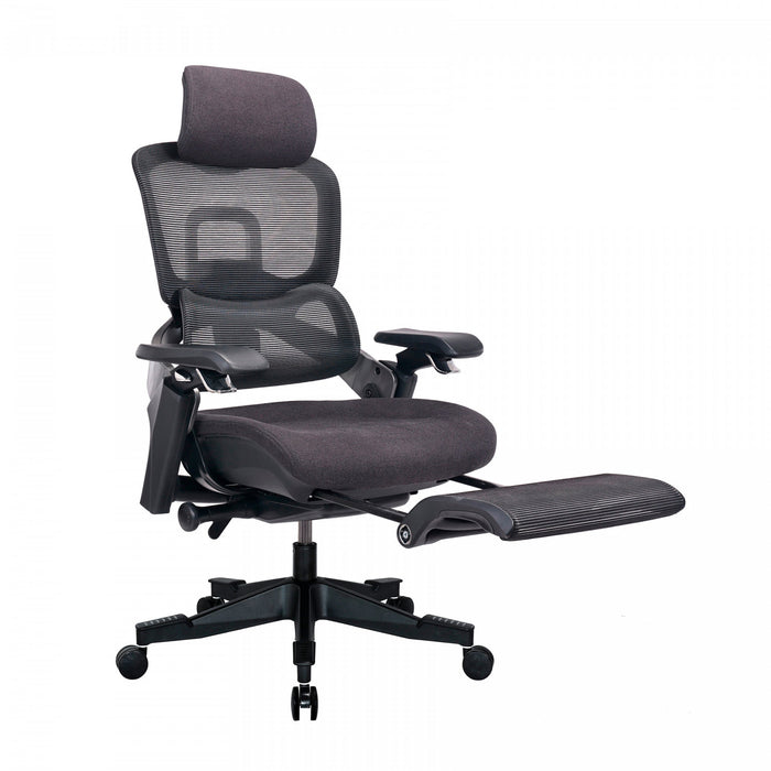 TygerClaw Ergonomic Executive Office Chair with Retractable Leg Support