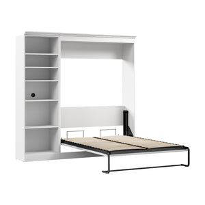 Bestar Versatile Full Murphy Bed Closet Organizer (109 W) - White
