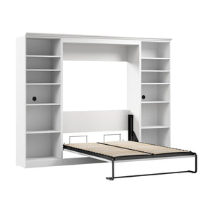 Bestar Versatile Full Murphy Bed Closet Organizers (109 W) - White
