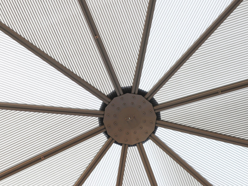 Gazebo Penguin Florence - Solarium 12x12 Polycarbonate Roof 