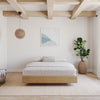 Platform Bed Frame, King|Natural Maple King Bed | Lit plateforme King, Erable Naturel