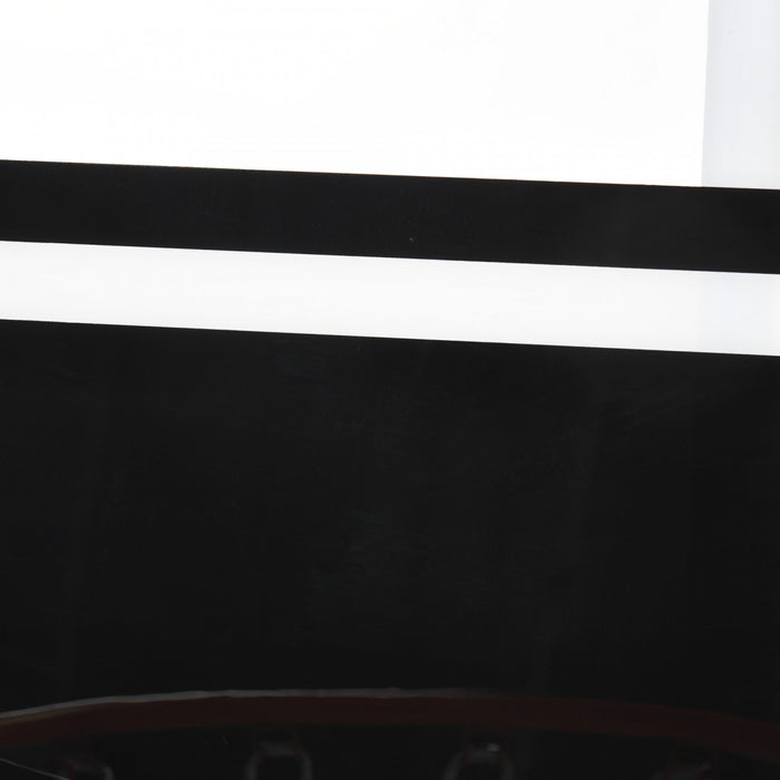 Soozier Mini Basketball Hoop, Wall Mounted Mini Hoop, Indoor Outdoor Use