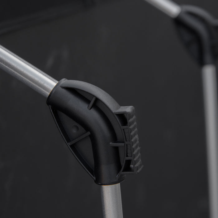 Outsunny Lightweight Camping Cot, Aluminium Folding Bed With Carry Bag