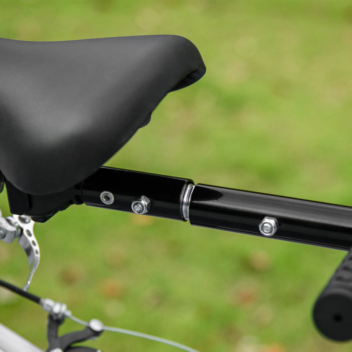 Aosom Multi-functional Bike Trailer With 16\" Wheels, Grey