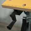 Homcom Workbench With Adjustable Height And Angle|Homcom Etabli Avec Hauteur Et Angle Reglables