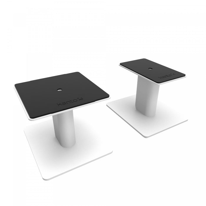 Kanto SP6HD 6\" Universal Desktop Speaker Stands with Cable Management - Pair, White