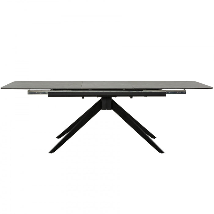 Bram 7-Piece Extendable Dining Table Set (71-94 in. W) with Upholstered Chairs (Seats 6)