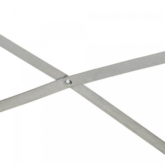 Outsunny Raised Garden Bed Metal Planter Box with Reinforced Rods, Light Grey