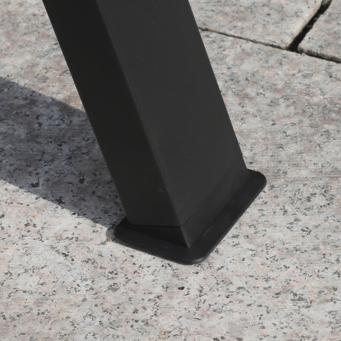 Outsunny 2 Seater Covered Outdoor Swing Chair Porch Swing Bench Lounger Hammock With Removable Cushion Tilt Canopy, Beige