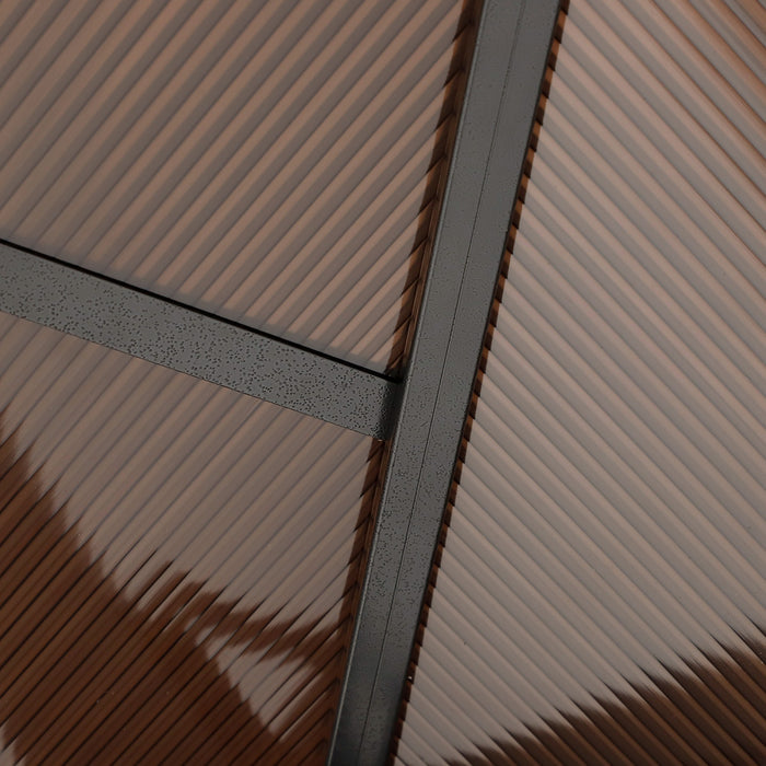 Outsunny 9' X 5' Grill Gazebo, Bbq Canopy With 2-tier Pc Roof, Shelves