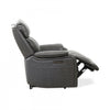 Marlow 60 in. Leather Match Power Reclining Loveseat with USB/USB-C - Charcoal | Causeuse inclinable electrique Marlow de 60 po en cuir assorti avec USB/USB-C - Charbon