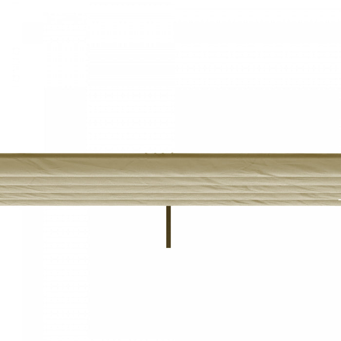 Outsunny Retractable Replacement Pergola Canopy For 10' X 10' Pergola, Pergola Cover Replacement, Beige
