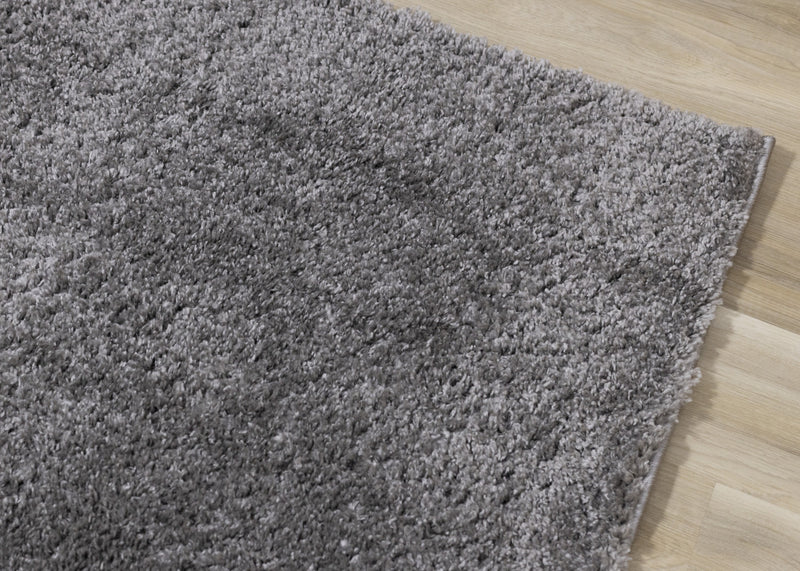 Taylor Dark Grey Comfort Shag Rug, 5'3\" x 7'7\" Indoor Area Rug