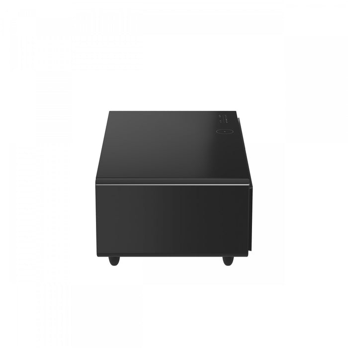 Forno Evoluto Tavolo 51\" Black Smart Coffee Table – Dual Refrigerator Drawers-FCTFR7006-51BLK