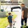 Outsunny Heavy Duty Garden Cart, 660lbs Capacity Utility Wagon Cart with Removable Liner, Quick-Release Sides, 10" Pneumatic Wheels, Adjustable Handle for Beach Lawn Yard, Green