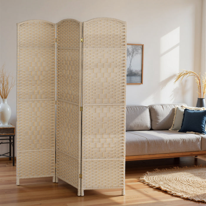 HOMCOM 6 Ft Folding Room Divider, Privacy Screen for Home Office Bedroom