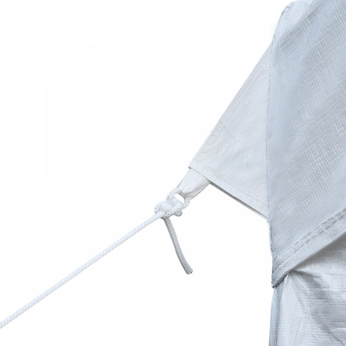 Outsunny 40' X 20' Large Outdoor Party Event Tent Patio Gazebo Canopy With Removable Sidewall, White