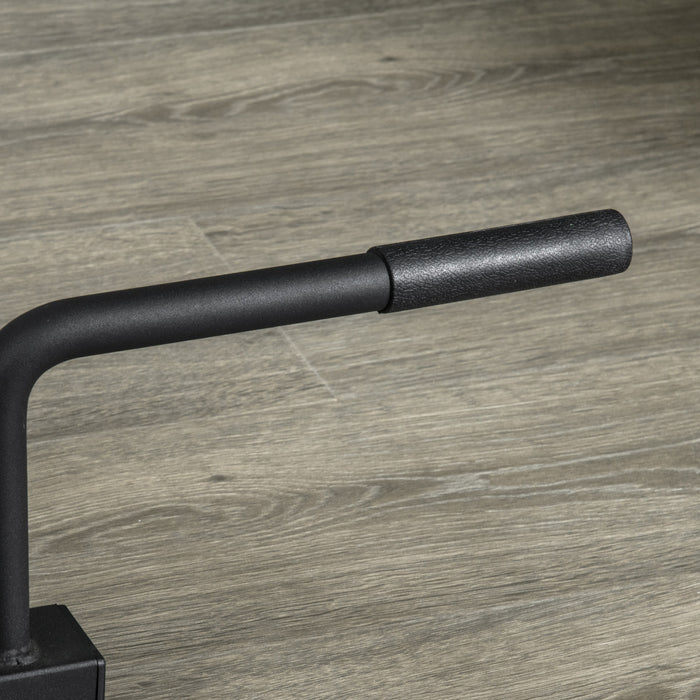 Soozier Horizontal Weight Rack, Weight Plate Rack Holder, Bumper Plate Storage With Transport Wheels And Handle For Home Gym