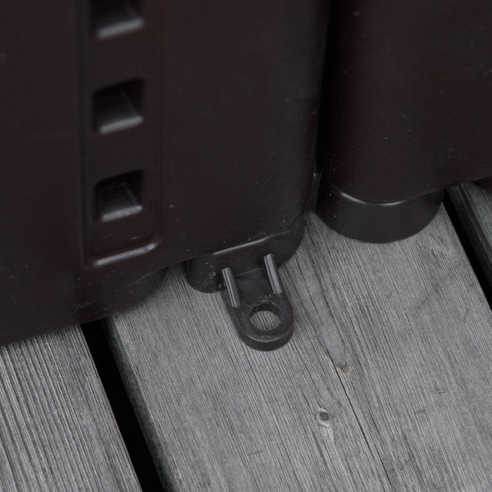 Outsunny 46\" X 46\" Raise Garden Bed Kit, Planter Box Above Ground For Flowers, Herb, Vegetables, Outdoor Garden Backyard With Easy Assembly, Brown