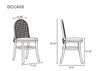 Paragon and Rockaway Modern Industry Chic 7-Piece Dining Set in Oatmeal and Natural Dining Room Set | Ensemble de salle a manger chic industriel moderne Paragon et Rockaway 7 pieces en flocon d’avoine et naturel