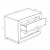 Soren Contemporary 32" Nightstand in Whitewashed Oak (1-Drawer) | Table de nuit contemporaine Soren 32" en chene blanchi (1 tiroir)