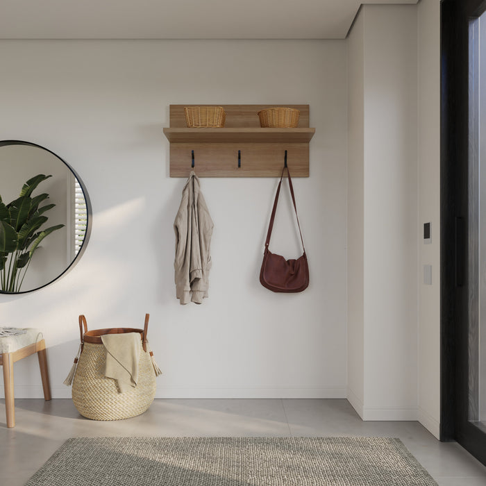 Porto Entryway Wall-Mounted Coat Rack
