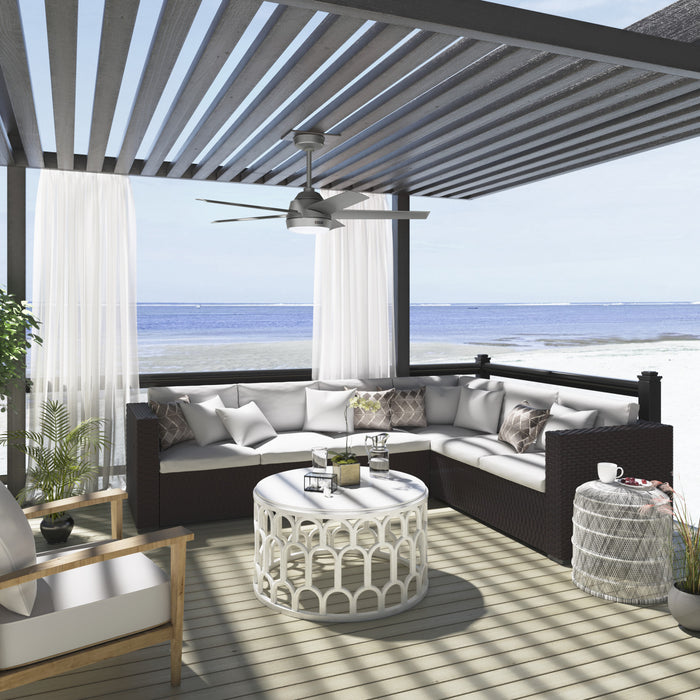 Skyflow Ceiling Fan with Light Fixture - Grey
