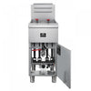 FORNO Commerciale Natural Gas Deep Fryer, 4 Burners 120,000 BTU, 50 lbs Oil Capacity - FCMGF0023 | Friteuse a gaz naturel Commerciale, 4 bruleurs (120 000 BTU), capacite d'huile de 50 lb – FCMGF0023