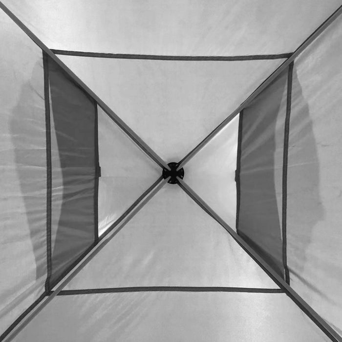 Outsunny 10' X 10' Pop Up Canopy Tent With Sidewall And Bag, Grey