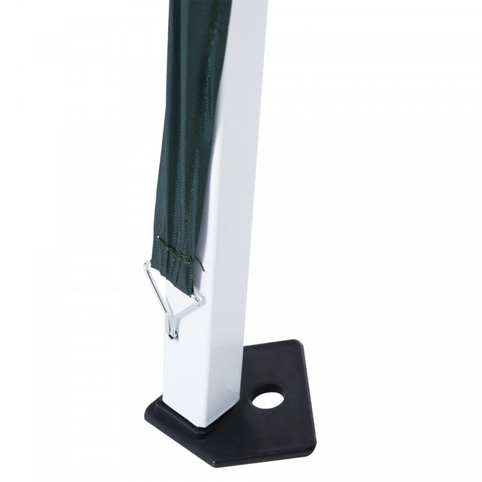 Outsunny 8' X 8' Pop Up Canopy Foldable Outdoor Canopy Tent W/ Bag, Green