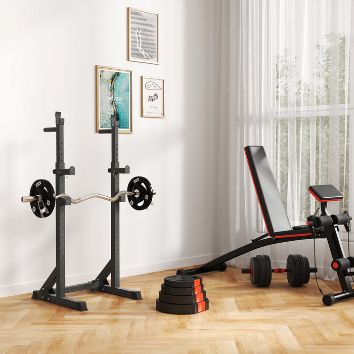 Soozier Set Of 4 1-inch Weight Plates With 3 Grips, 2 X 17lbs + 2 X 11lbs