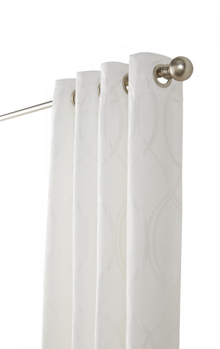 Thermalogic Infinity White Room Darkening Grommet Curtain Panel - 52 x 84