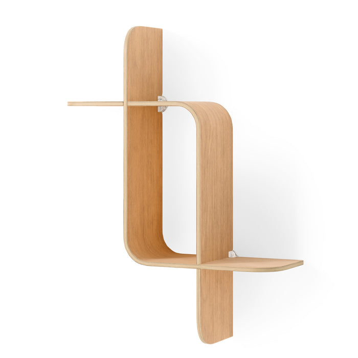 Umbra Modern Wood Montage Wall Shelf - Natural
