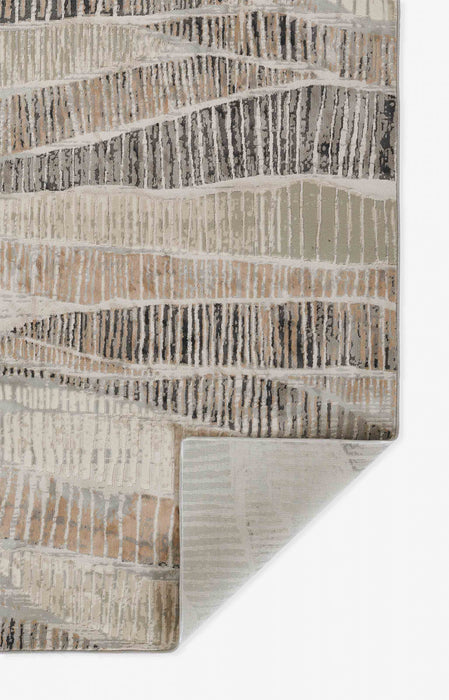 Briar Contemporary 8'11\" x 12'6\" Area Rug in Grey Indoor Area Rug