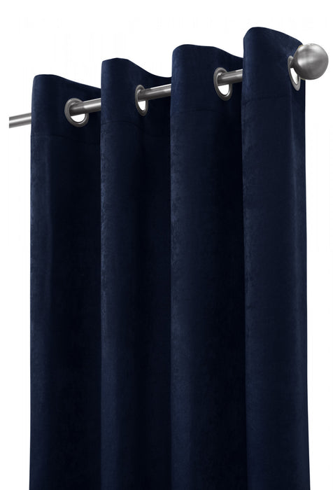 Habitat Festival Navy Light Filtering Grommet Curtain Panel - 52 x 95