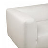 Lukas Contemporary Modern 89" Upholstered Sofa in Cream | Canape contemporain moderne Lukas 89" en tissu creme
