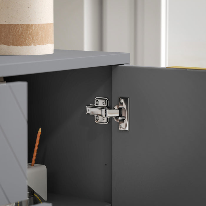 HOMCOM 3-Drawer Storage Cabinet Sideboard for Dining Room, Living Room