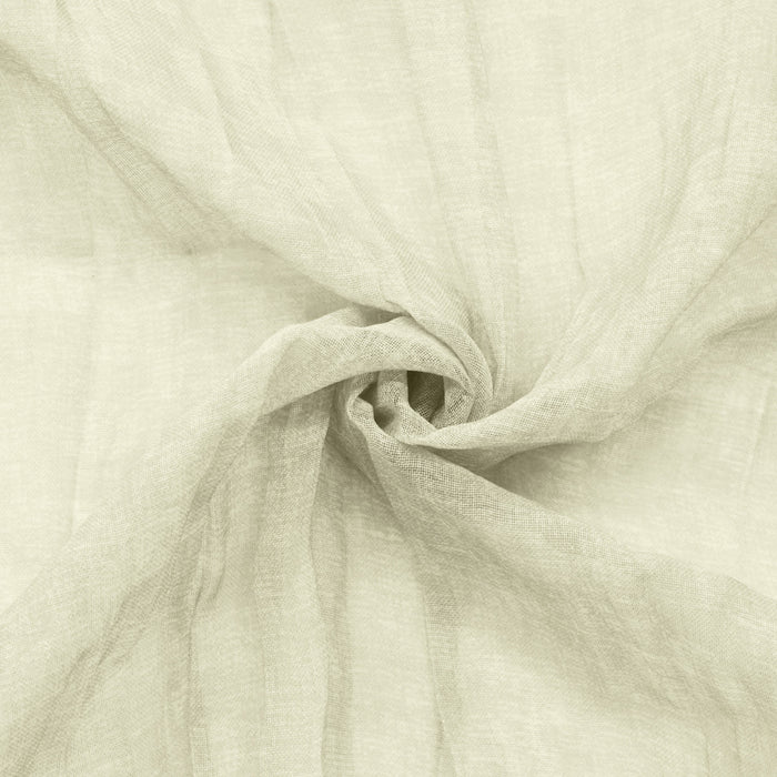 Habitat Paloma Grey Sheer Dual Header Curtain Panel - 52 x 84