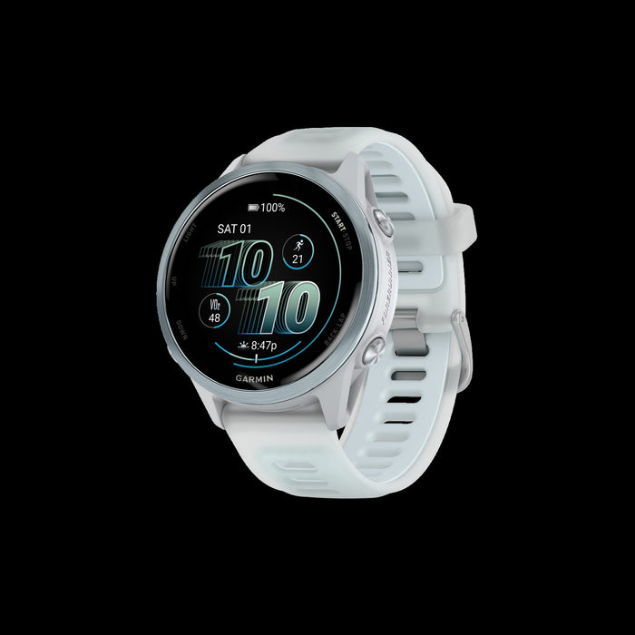 Garmin Forerunner 570 Smartwatch 42mm, Amoled, Cloud Blue Aluminum, Whitestone/blue, Gps Running Tracker, Fitness, 10-day Battery
