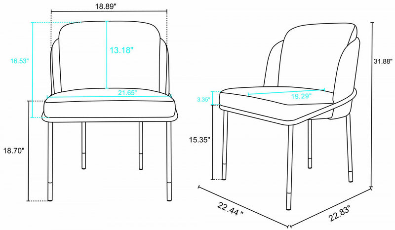 Flor and Rockaway Modern Industry Chic 7-Piece Dining Set in Wheat and Black