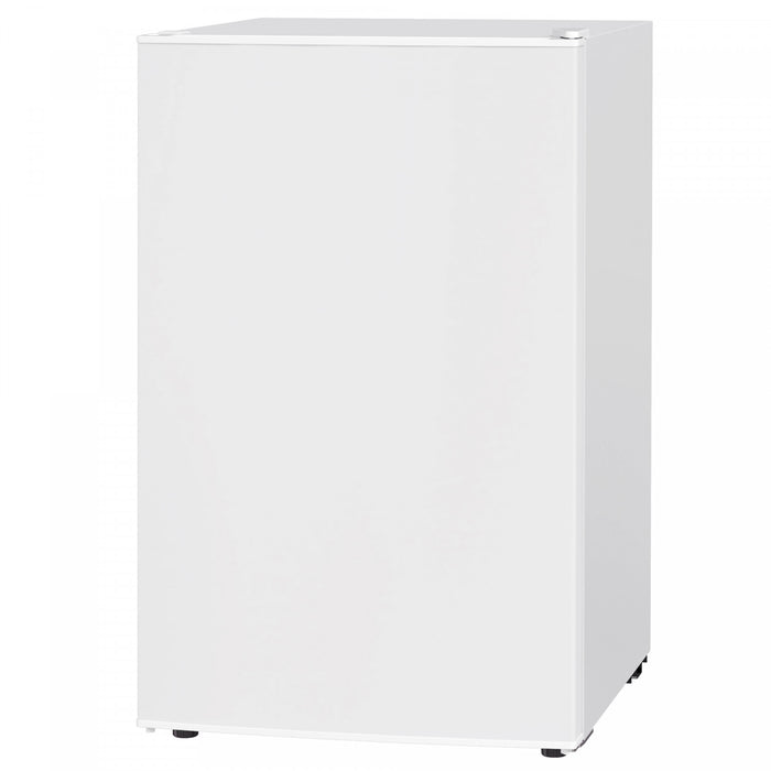 HOMCOM 4.5 Cu Ft Mini Fridge with Freezer, Wheels, Refrigerator, White