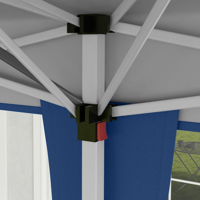 Outsunny 10'x19' Outdoor Easy Set Up Pop Up Tent Party Tent With Carry Bag