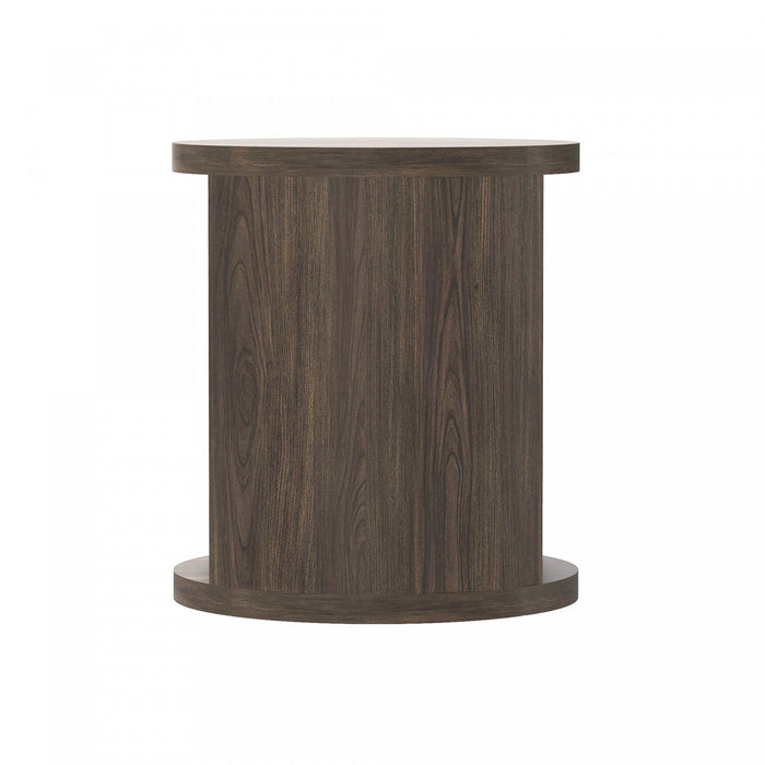 Alure Contemporary 20\" End Table in Walnut